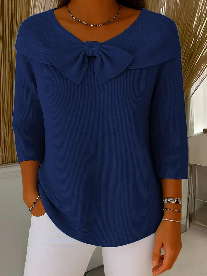 SERENA™ | Classic Bow Sweater - Maison Léa &amp; Lou
