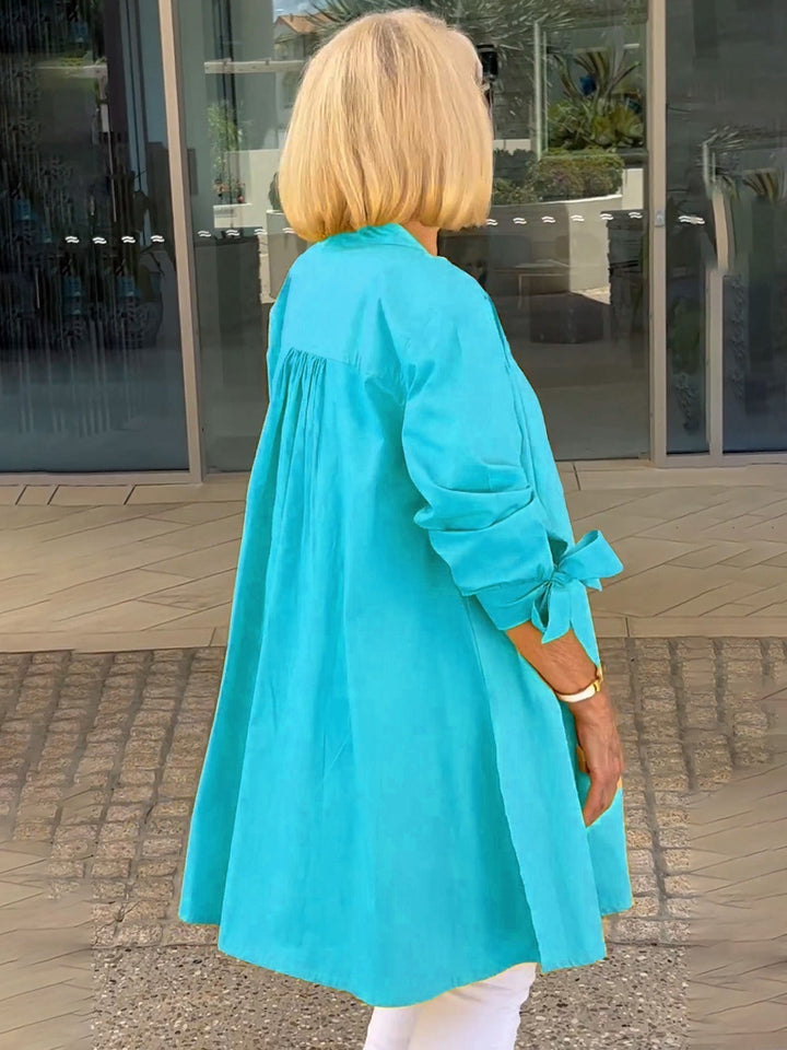 CÉLINA™ - Classy Long Shirt Jacket - Maison Léa &amp; Lou