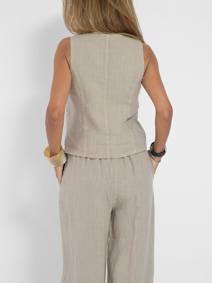 Aira™ | Tailored Vest Two-Piece Set - Maison Léa &amp; Lou