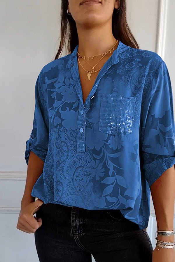 Pauline | Elegante Top di Paillettes