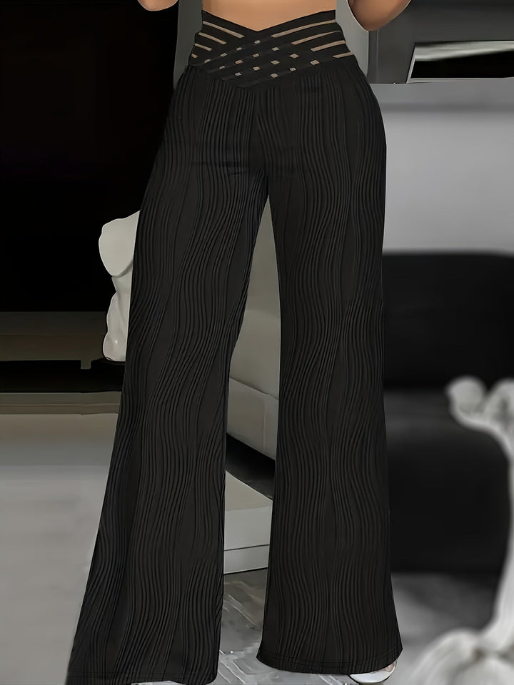 Emma | Pantaloni a Vita Alta Crisscross