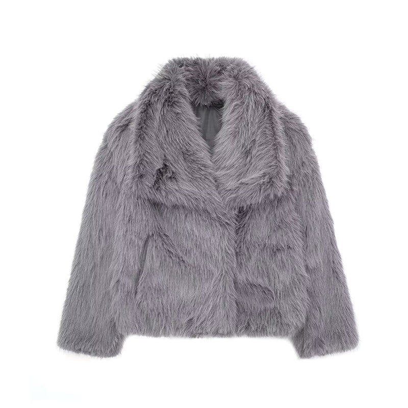 Ella | Luxury Faux Fur Coat - Maison Léa &amp; Lou