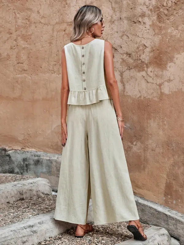DANAO™ – Casual Sleeveless Co-ord Lounge Set