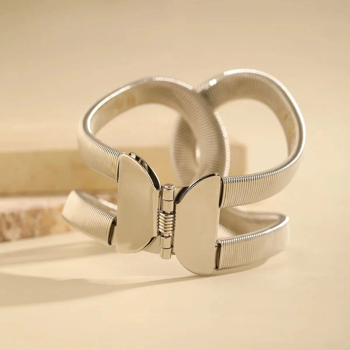 Bracciale a Cuffia Spirale Chunky