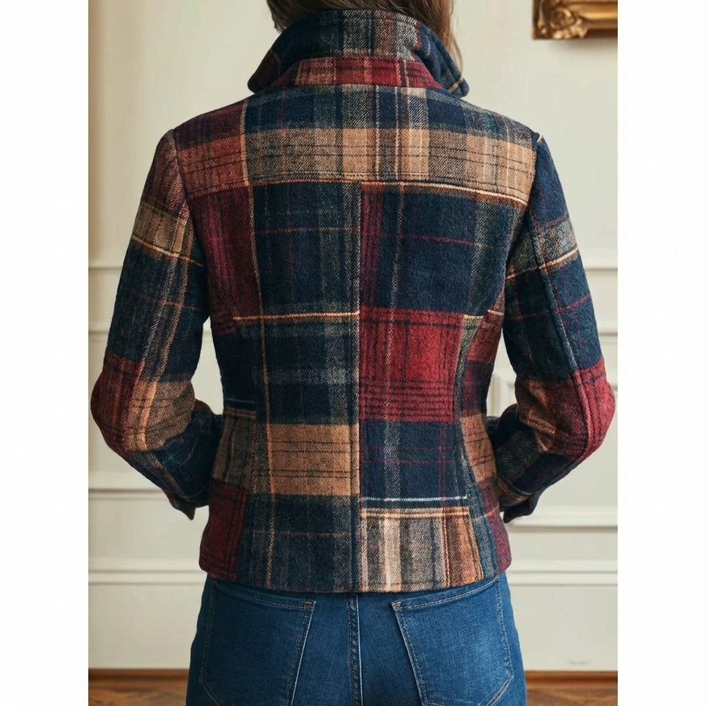 Natalie™ | Timeless Plaid Jacket - Maison Léa &amp; Lou