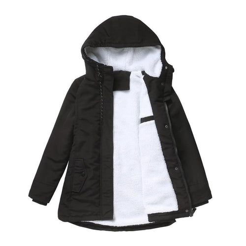 AMINA™ - Thick Winter Coat with Hood and Quilted Lining for Winter Warmth - Maison Léa & Lou