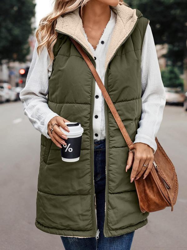 LUCY™ - Cozy Sleeveless Woven Jacket with Hood for Winter Wear - Maison Léa &amp; Lou