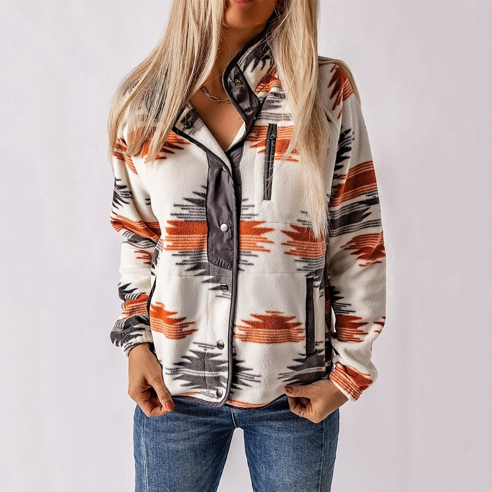EVETTE™ – Sophisticated Button-Up Jacket - Maison Léa & Lou