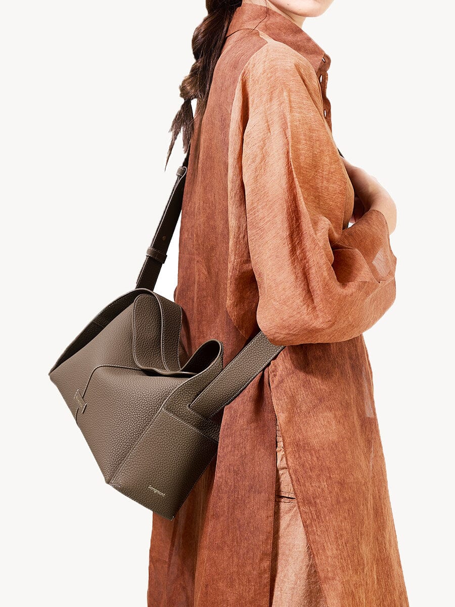 Large Lioré Roof Bag - Taupe - Maison Léa &amp; Lou