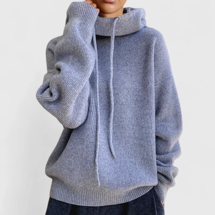 Celia | Cosy Cowl-Neck Hoodie - Maison Léa &amp; Lou
