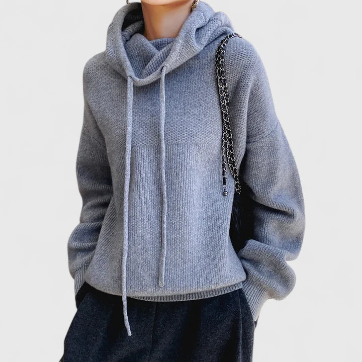 Celia | Cosy Cowl-Neck Hoodie - Maison Léa &amp; Lou