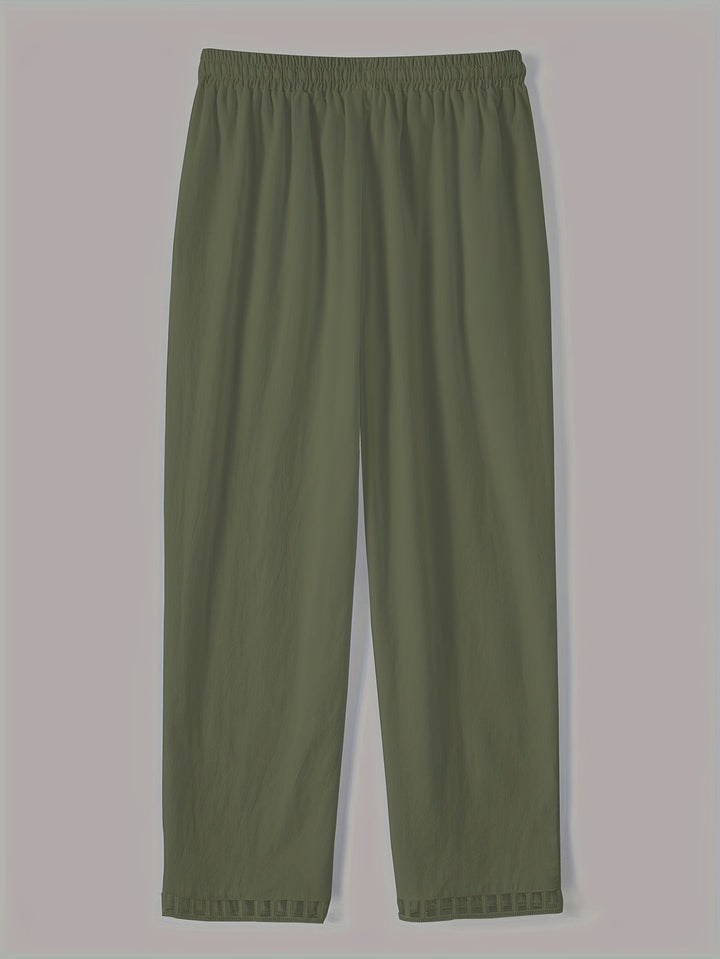 Wren – Pantaloni Cropped Relax con Dettagli a Contrasto