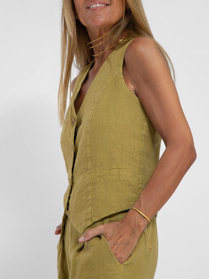 Aira™ | Tailored Vest Two-Piece Set - Maison Léa &amp; Lou