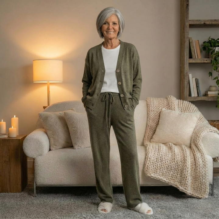 Eliana™ | Button-Knit Lounge Set - Maison Léa &amp; Lou