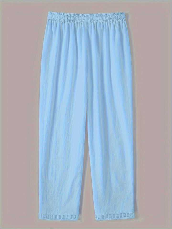Wren – Pantaloni Cropped Relax con Dettagli a Contrasto