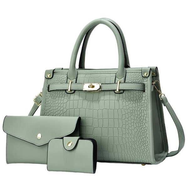 ALENOR™ | Crocodile Large Capacity Handbag Set - Maison Léa &amp; Lou