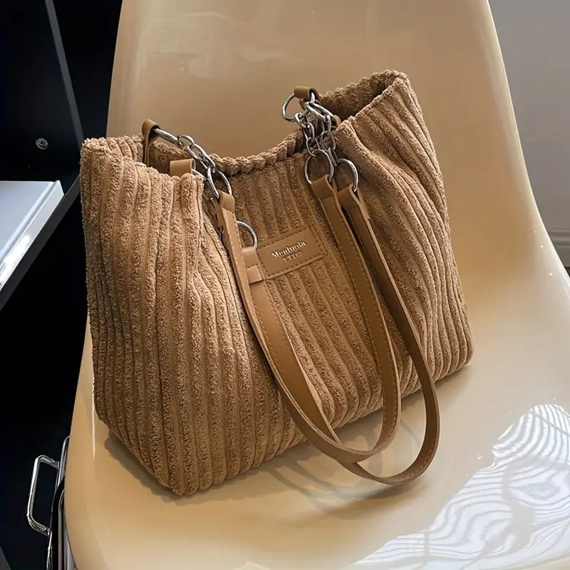 ORNA™ - Corduroy Tote Bag - Maison Léa &amp; Lou