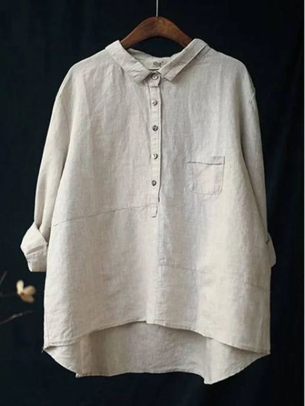 CECILIE™ | Timeless Cotton Button-Up - Maison Léa & Lou