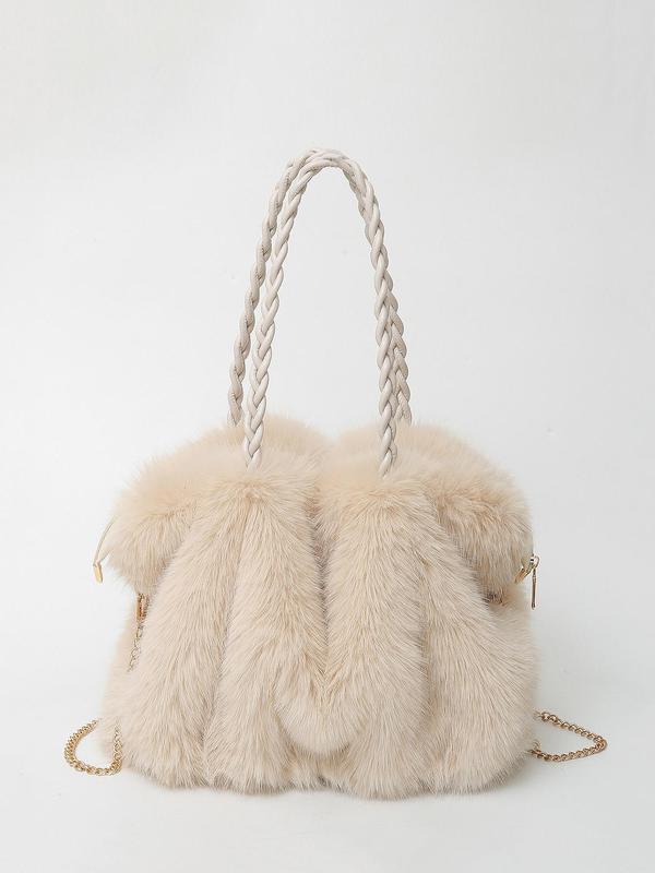 CHARLOTTE™ - Versatile Plush Velvet Shoulder Tote Bag - Maison Léa &amp; Lou