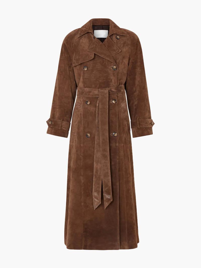 CHANTAL™ - Classic Belted Trench Coat - Maison Léa & Lou