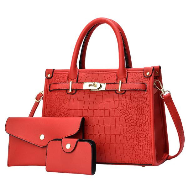 ALENOR™ | Crocodile Large Capacity Handbag Set - Maison Léa &amp; Lou