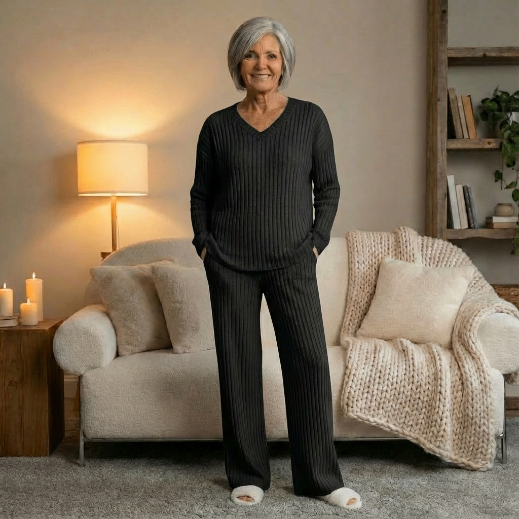 LunaRib™ | Soft Knit Lounge Set - Maison Léa &amp; Lou