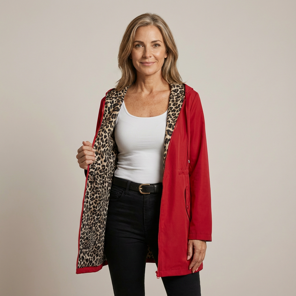 Valerie™ | Reversible Hooded Coat - Maison Léa & Lou