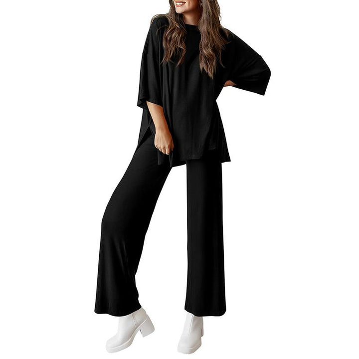 HARLOWI™ – Everyday Relaxed Fit Pullover &amp; Joggers Set - Maison Léa &amp; Lou