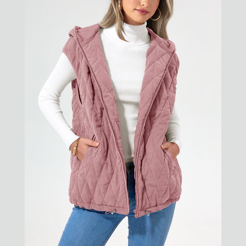 LIAM™ - Cozy Sleeveless Hooded Winter Coat with Pockets - Maison Léa &amp; Lou