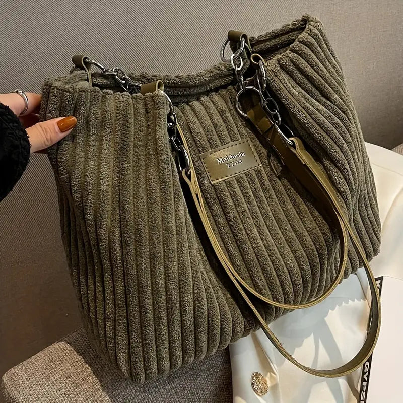 ORNA™ - Corduroy Tote Bag - Maison Léa & Lou