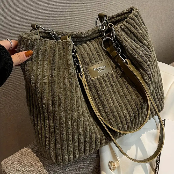 ORNA™ - Corduroy Tote Bag - Maison Léa &amp; Lou