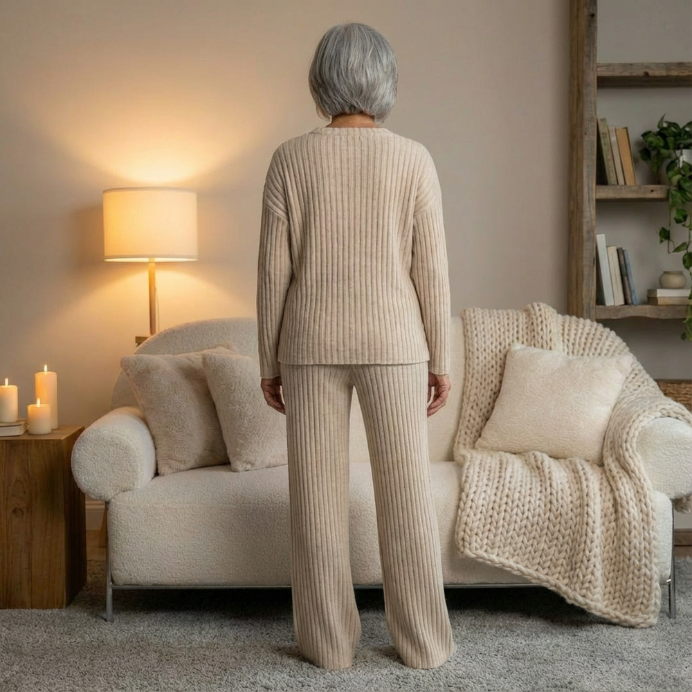 LunaRib™ | Soft Knit Lounge Set - Maison Léa & Lou