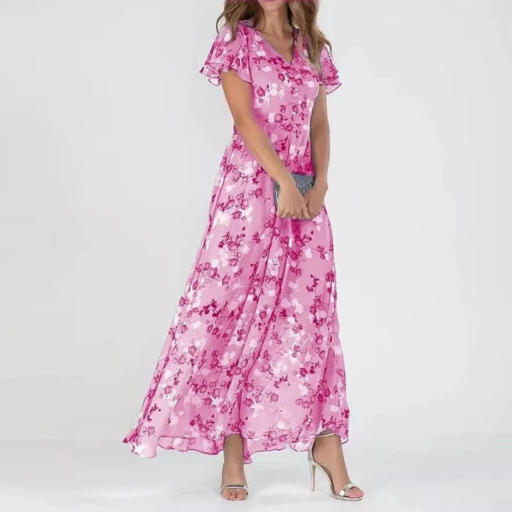 Bella™ | Elegant Blomstret Kjole - Maison Léa &amp; Lou