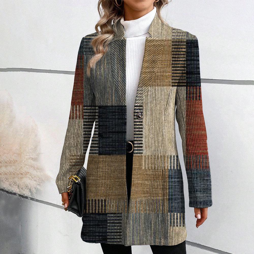 DARA™ - Patchwork Elegance Blazer - Maison Léa & Lou