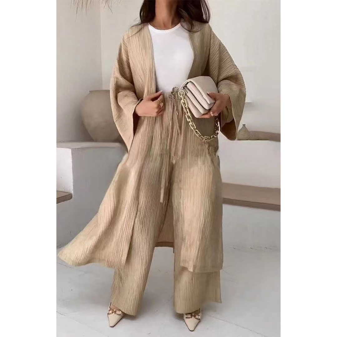 Katrine™ | Elegant Cardigan og Buksesæt - Maison Léa & Lou