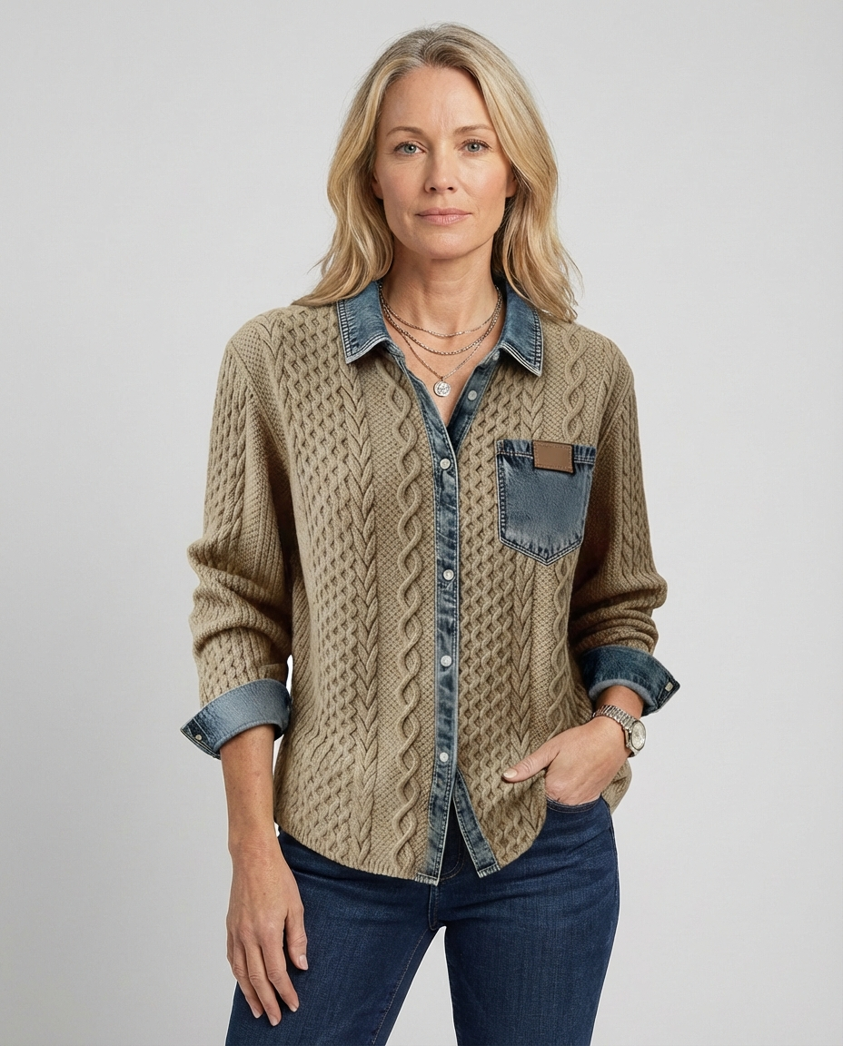Liza™ | Elegant Button-Up Shirt - Maison Léa & Lou