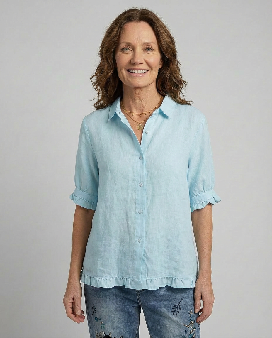Cassie™ | Everyday Ruffle Top - Maison Léa &amp; Lou