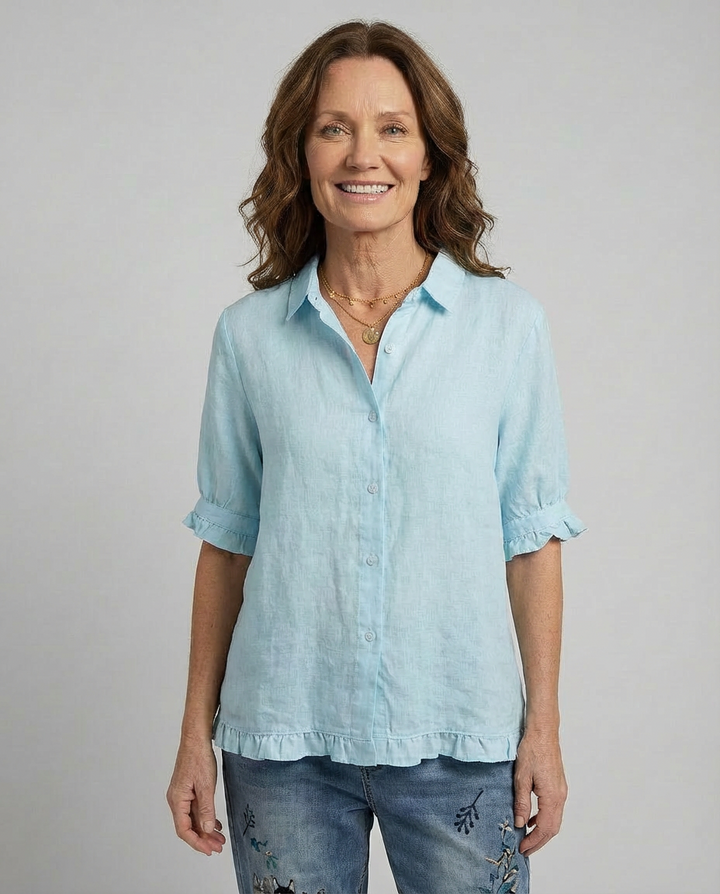 Cassie™ | Everyday Ruffle Top - Maison Léa &amp; Lou