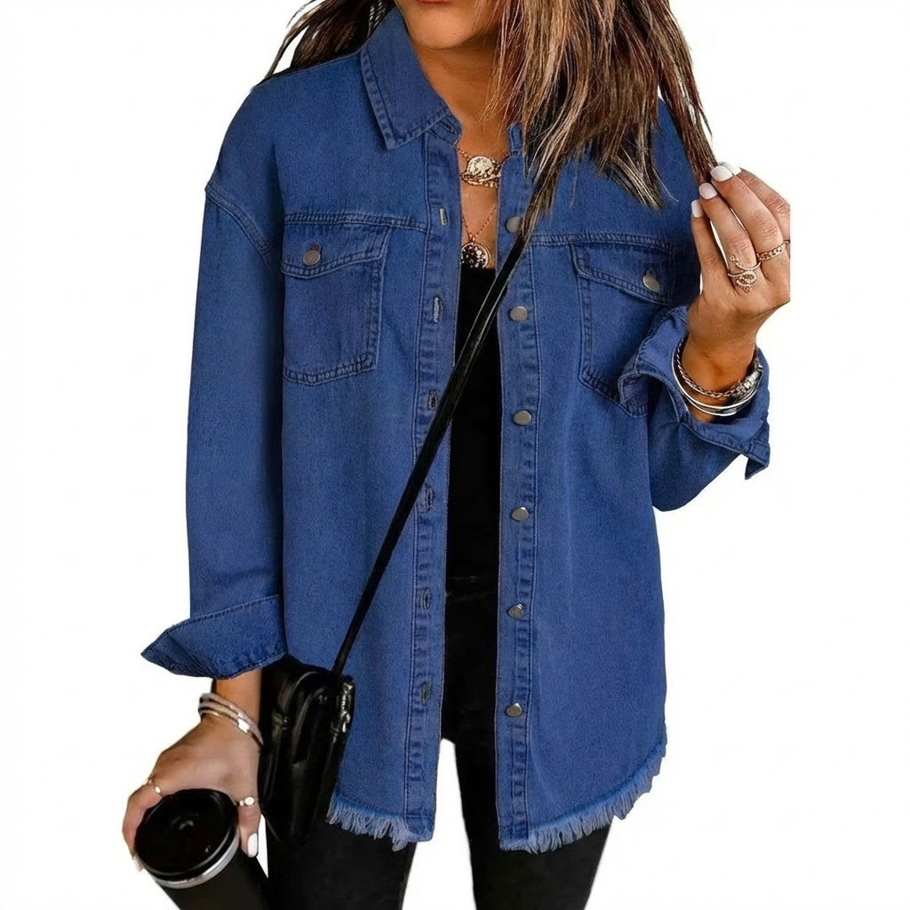 Sloane™ | Classic Everyday Denim Jacket - Maison Léa & Lou