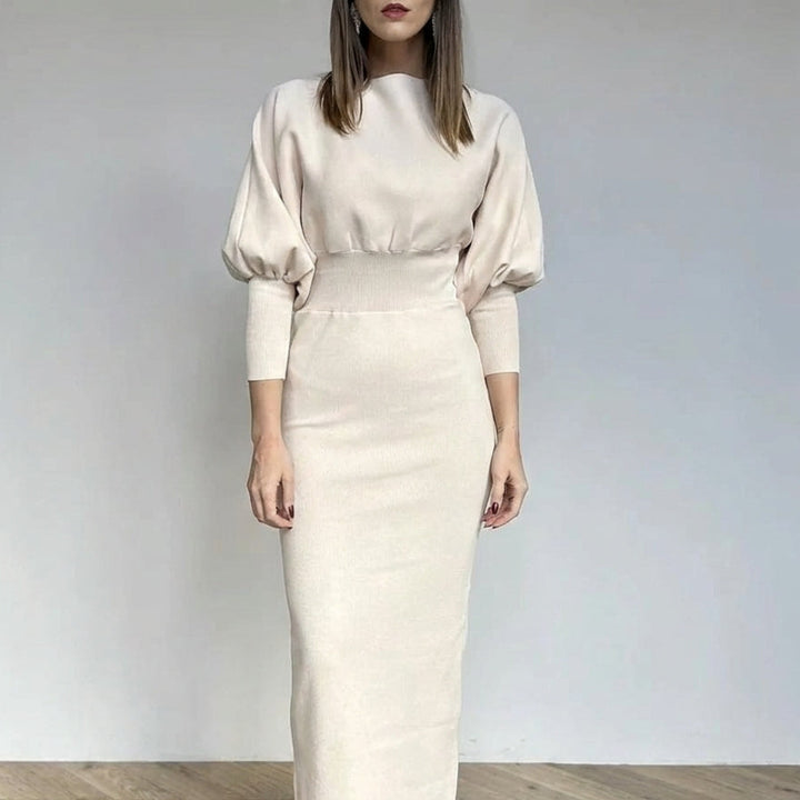CAROLYN™ - Classy Balloon Sleeve Dress - Maison Léa &amp; Lou