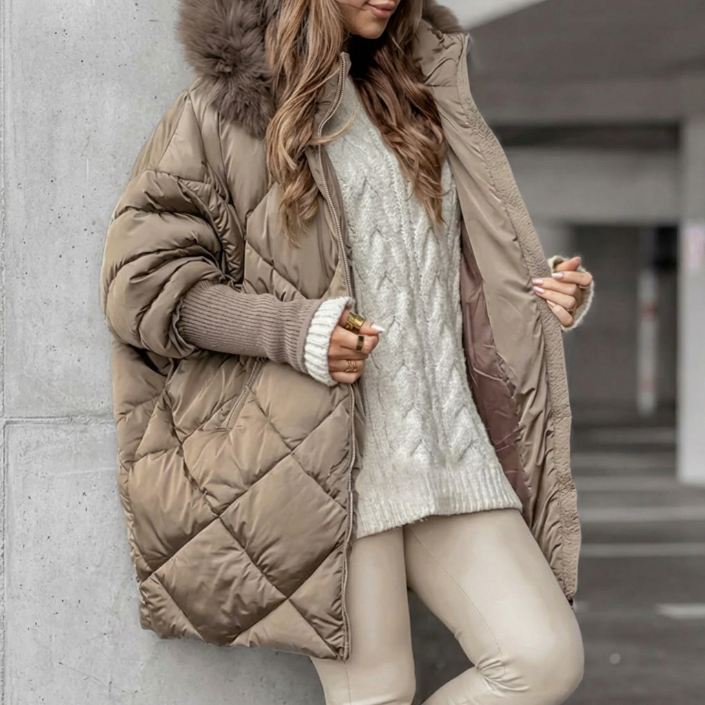 KARINA™ - Quilted Luxe Winter Jacket - Maison Léa & Lou