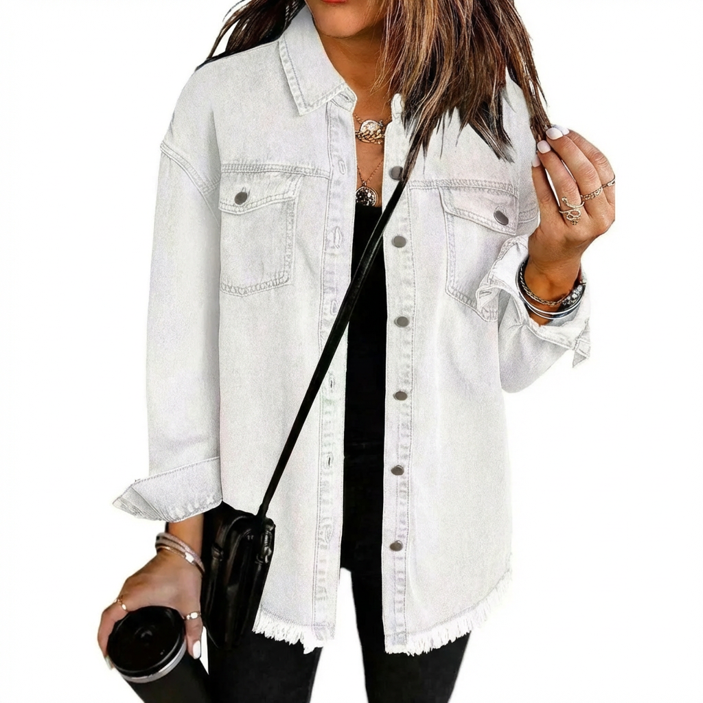 Azalea™ | Classic Everyday Denim Jacket - Maison Léa & Lou