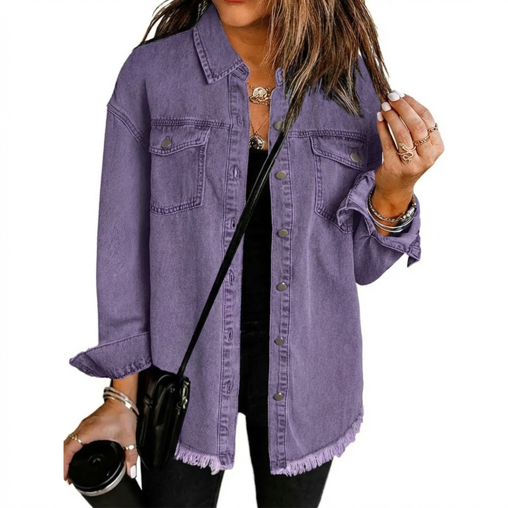 Aven™ | Classic Everyday Denim Jacket - Maison Léa & Lou