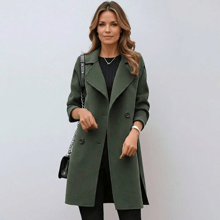 CELINA™ - Long Trench Coat - Maison Léa &amp; Lou