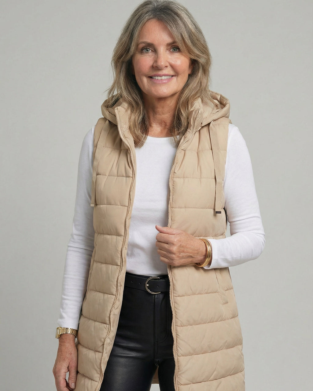 Fiona™ | Hooded Puffer Vest - Maison Léa & Lou
