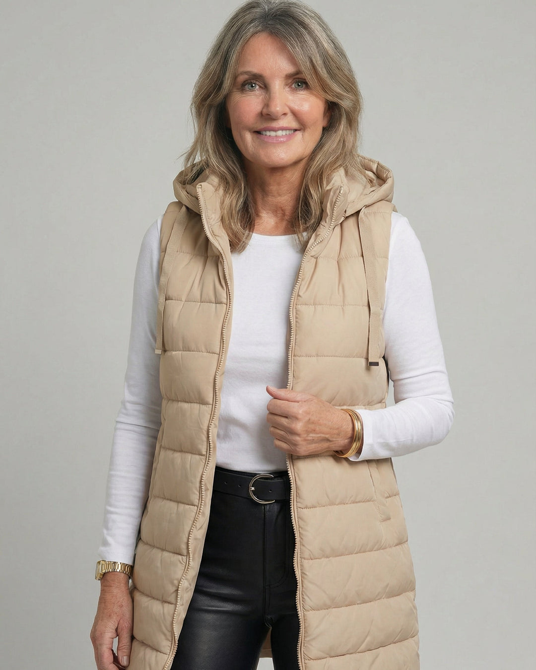 Fiona™ | Hooded Puffer Vest - Maison Léa & Lou