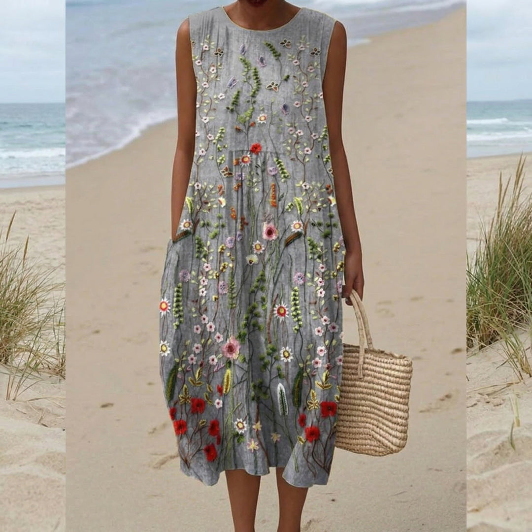Cara™ | Comfortable Midi Dress - Maison Léa & Lou