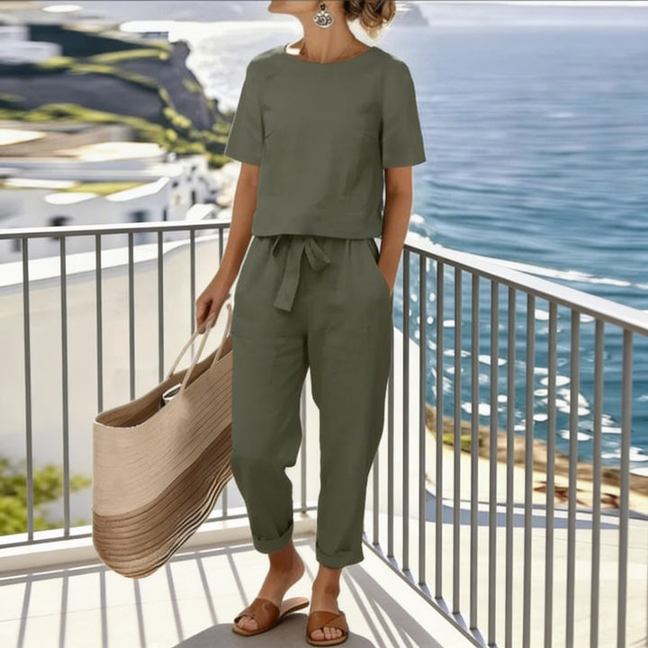 Rosy™ | Elegant Two-Piece Set - Maison Léa &amp; Lou