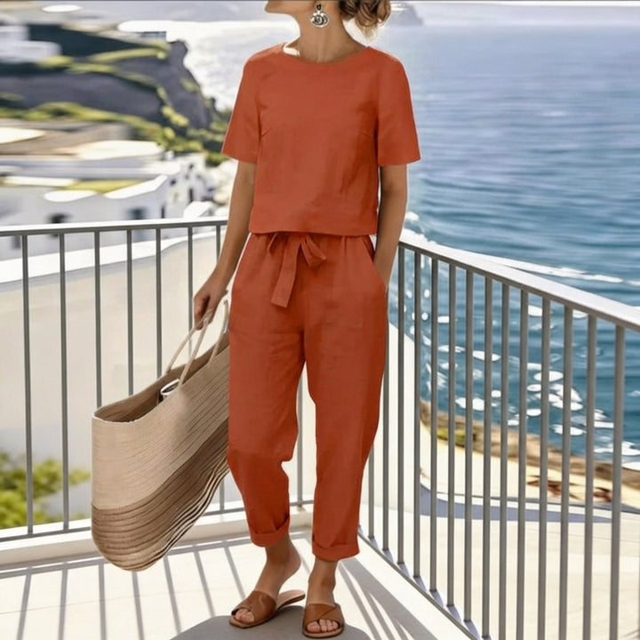 Rosy™ | Elegant Two-Piece Set - Maison Léa &amp; Lou