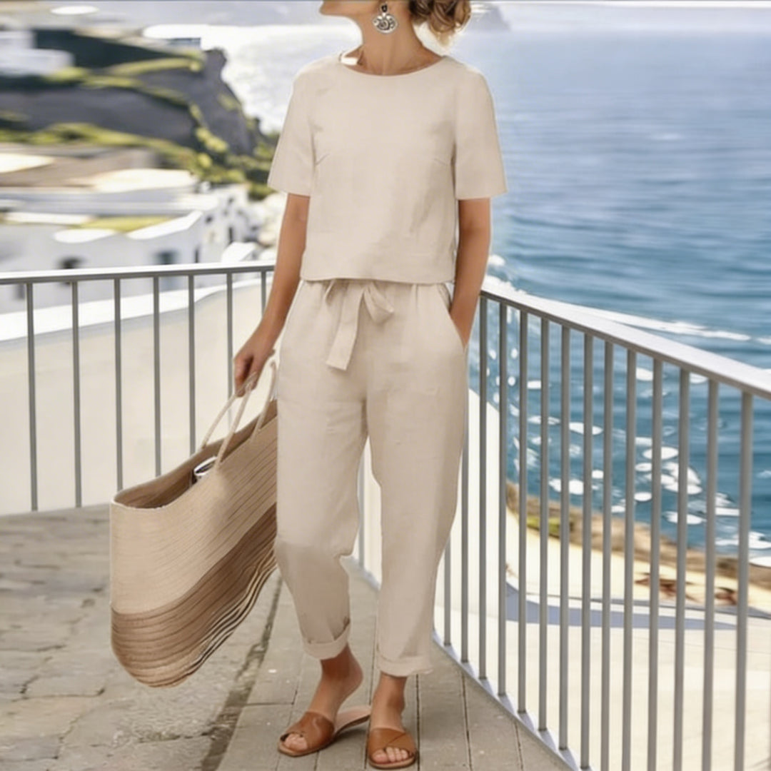 Rosy™ | Elegant Two-Piece Set - Maison Léa & Lou
